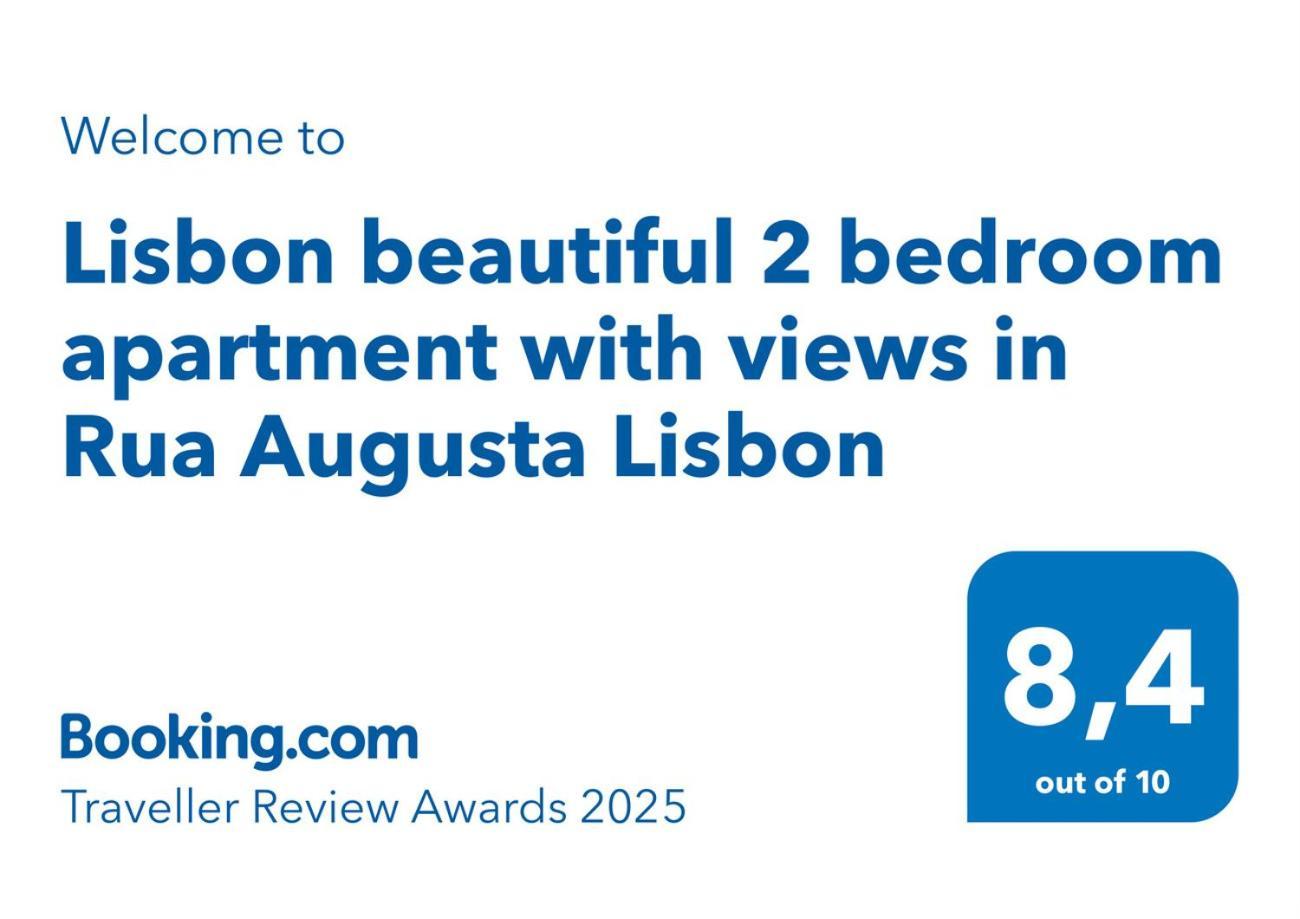 Lisbon Beautiful 2 Bedroom Apartment With Views In Rua Augusta Lizbona Zewnętrze zdjęcie